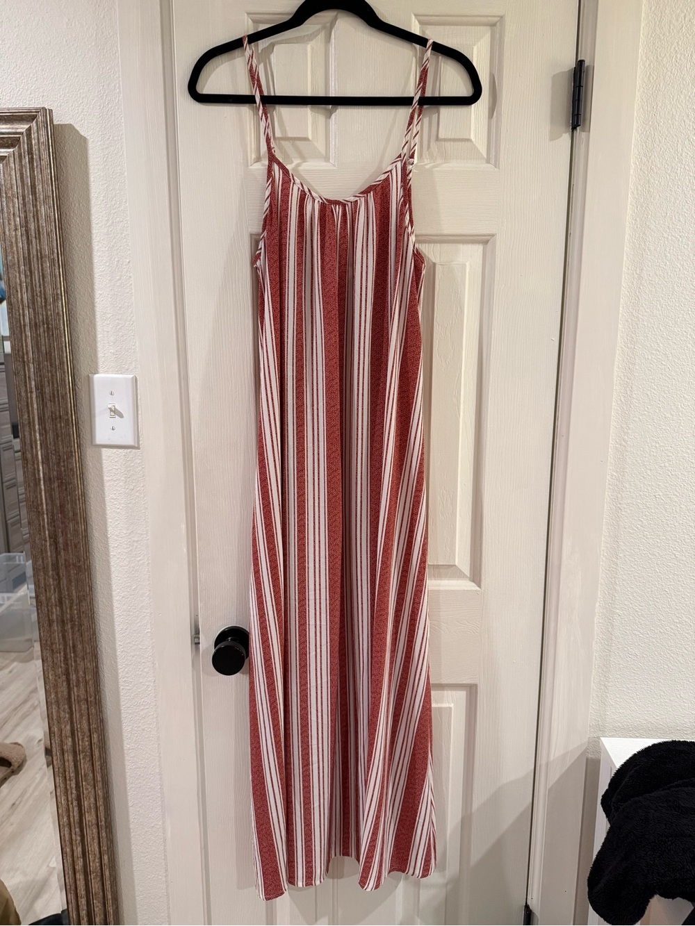Band of Gypsies Rust and White Striped Sundress